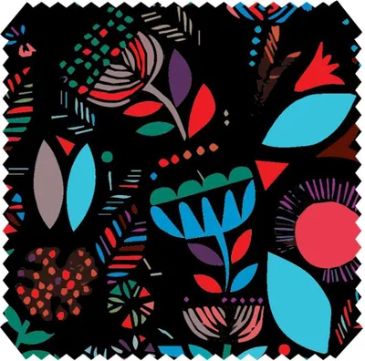 Produktbild von novely® BASEL FOLINE Art Deco - Bedruckter Polsterstoff - Ultraweicher Möbelstoff - Print Dekostoff - Robuster Samtstoff - Meterware 1lfm - Farbe: 01 Grünschwarz Blau