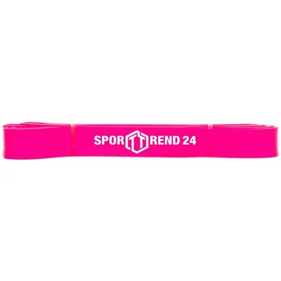 Produktbild von Sporttrend 24® Fitnessbänder/Widerstandsbänder in verschiedenen Stärken und Farben | Länge 104cm, Pink 29mm bis 43,09kg
