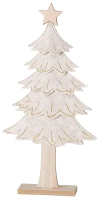 Produktbild von Deko-Aufsteller Janne H47cm aus Holz & Filz Tanne Weihnachts-Baum Advent X-Mas