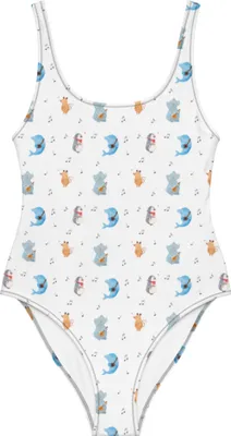 Produktbild von Mr. & Mrs. Panda Swimsuit Big Band Größe S - Weiß - Geschenk, Elefant, Beachwear, Gitarre, Shape-Badeanzug, Hund, Bademode, Badeanzug, Damen-Badeanzug, Pinguin, Delfin