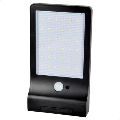 Zdjęcie produktu dla Aktywny reflektor ogrodowy LED zasilany energią słoneczną do użytku na zewnątrz z czujnikiem ruchu srebrny srebrny jeden rozmiar