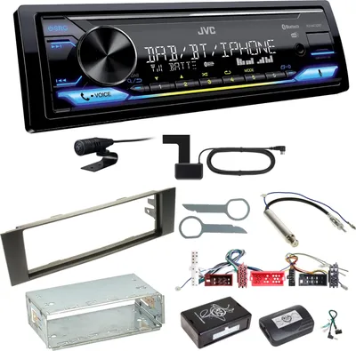 Produktbild von JVC KD-X472DBT Digitalradio Bluetooth USB MP3 FLAC Einbauset für Audi A3 8P 8PA