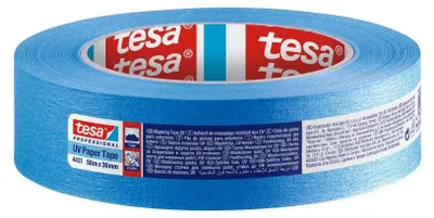 Productafbeelding van Afplaktape Tesa 50 m x 50 mm - blauw - 4431 Professional
