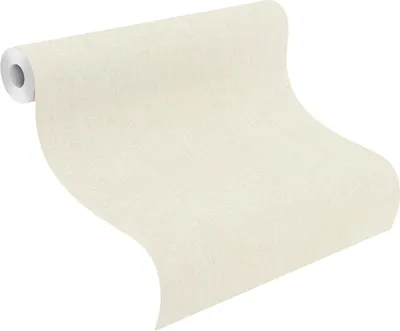 Produktbild von Vliestapete 545418 Tapete Uni Einfarbig 53 x 1005 cm Rasch Poetry II Weiß