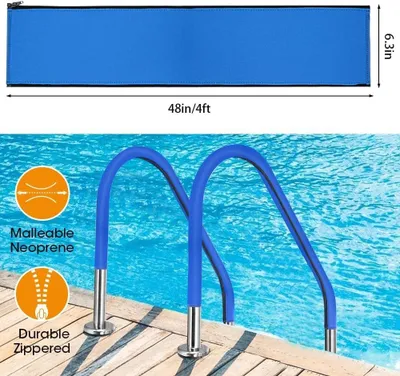 Immagine prodotto di Copertura per corrimano di piscina, 120 cm, con cerniera, antiscivolo, per piscine