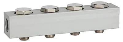 Produktbild von Riegler Versorgungsleiste für Wegeventile, mit 4 Ventilpositionen, G 1/4