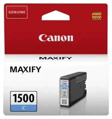 Image de Canon PGI-1500 C - 4.5 ml - cyan - Réservoir d'encre original - pour MAXIFY MB2050, MB2150, MB2155, MB2350, MB2750, MB2755