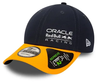 Immagine prodotto di Cappello Red Bull Racing, realizzato con materiale Repreve, marca New Era, modello 9FORTY, multicolore