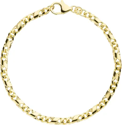 Produktbild von 3,9mm Rockwellarmband Armband X-Panzerkette 333 Gold Gelbgold massiv 19cm
