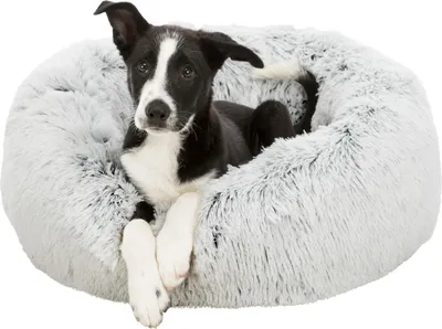 Produktbild von TRIXIE Bett Harvey - weiß-schwarz - ø 50 cm