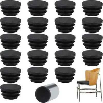 Productafbeelding van 4 Stuks Ronde Lamellenstop - 90 mm voor Buisdiameter 16-100 mm - Kunststof Buisstop