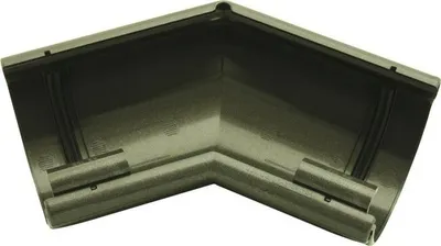 Produktbild von Marley Innen- und Aussenecke Kunststoff halbrund 135° Anthrazit metallic NW 125 mm