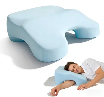 Produktbild von SolidKeus – Orthopädisches Schlafkissen mit 3 Armöffnungen und Memory-Schaum