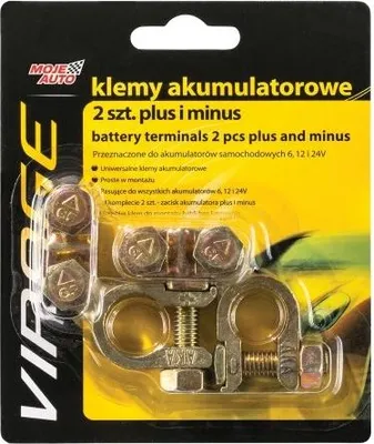 Zdjęcie produktu dla Klemy Akumulatora 2 Szt. (+ / -)  / Virage