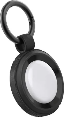 Produktbild von OtterBox Rugged AirTag Asset-Tracking-Tag-Schlaufe - 51,1 mm x 40,9 mm x 9,9 mm x - Polycarbonat - Schwarz