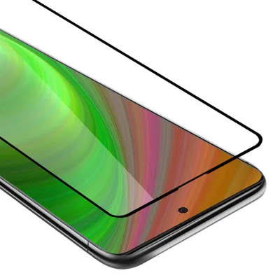 Immagine prodotto di Cadorabo pellicola blindata per Samsung Galaxy A91 pellicola protettiva in bianco a schermo intero vetro temperato di protezione del display