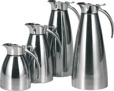 Produktbild von Emsa 502663 Isolierkanne. Edelstahl. 0.3 Liter. Easy Open Verschluss. Eleganza