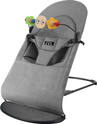 Image de Bébé-balancier, tissu ergonomique, harnais de sécurité réglable, couleur gris TTY