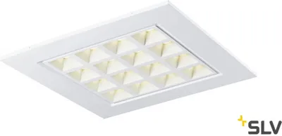 Produktbild von SLV 1003077 PAVONO 600x600 LED Deckeneinbauleuchte weiß 4000K UGR16