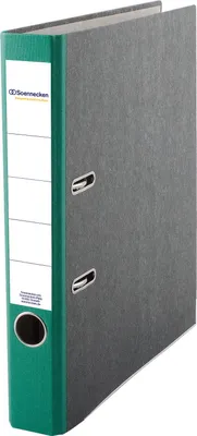 Produktbild von Soennecken Ordner 3330 DIN A4 50mm Pappe grün