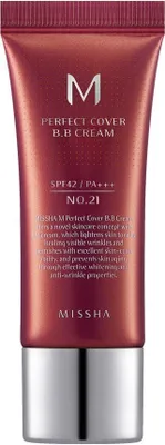 Produktbild von Missha M Perfect Cover BB Cream SPF 42/PA+++ No.21 Light Beige 20ml
