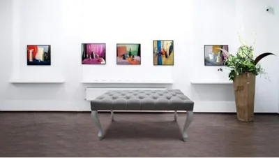 Obrázok produktu pre Chesterfield Stolička Osmanská stolička Okrúhla stolička Stolička Chaise Poufa Veľká nová LUDWIK120