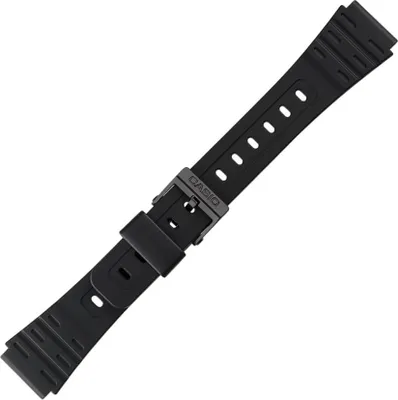 Image de Bracelet en plastique noir Casio 71604816 pour W-59, W-59-1VD 18 mm