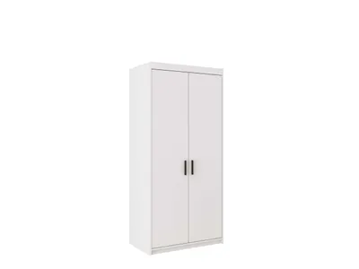 Produktbild von Drehtür Kleiderschrank Elena 2-türig weiß