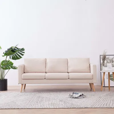 Obrázek produktu pro Maison Exclusive - Trojsedačka textilní krémová