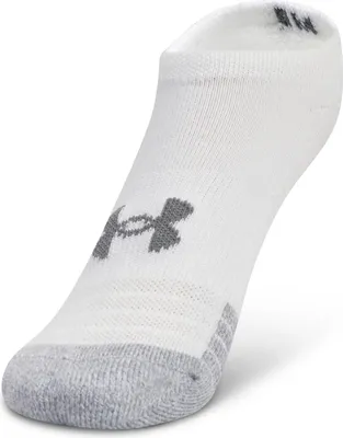 Produktbild von UNDER ARMOUR 3er Pack HeatGear Füßlinge Kinder 100 - white/white/steel XS (30-34)