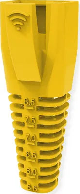 Produktbild von ROLINE Knickschutztülle für RJ-45, 10 Stck, gelb