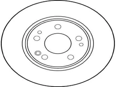 Produktbild von TRW Bremsscheiben (2 Stück) Vorderachse DF1581