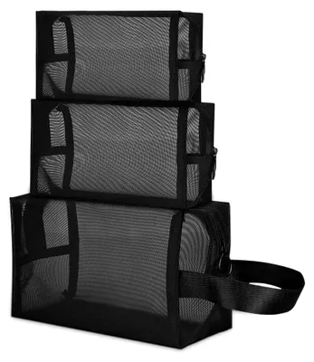 Produktbild von Transparente Reisekosmetiktaschen im 3er-Set