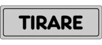 Image de ÉTIQUETTE « TIRER » 15 x 5 cm