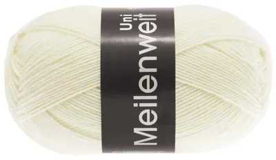 Produktbild von Lana Grossa - Meilenweit 100g 1113 rohweiß