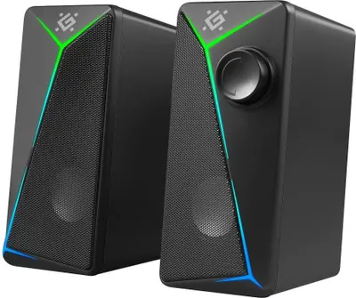 Imagen del producto de Altavoces para PC Defender J5 2.0, 6 W RMS, USB, iluminación RGB, color