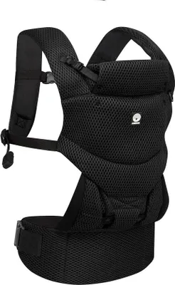 Produktbild von Famanu Babytrage Ergonomisch und Atmungsaktiv - Schwarz