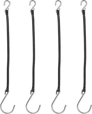 Produktbild von ProPlus Sicherheitsseile 285 mm 4er-Set für Camping, Zelt und Plane