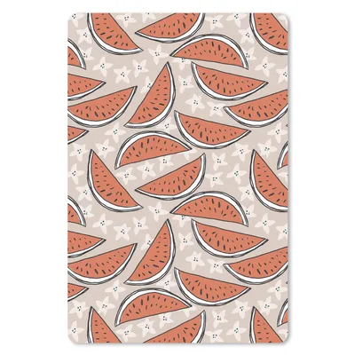 Produktbild von MuchoWow® Mauspad Mousepad Sommer - Wassermelonen - Sterne 18x27 cm - Mousepads - Maus Mat - Pad - Mausunterlage