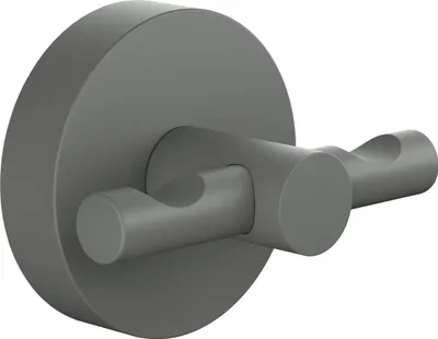 Produktbild von tesa MOON GREY Doppel-Handtuchhaken