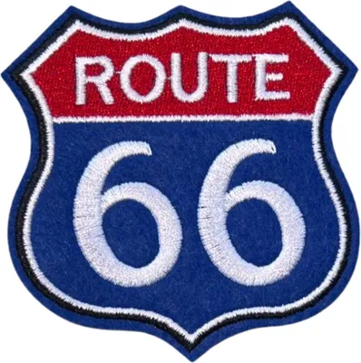Produktbild von Route 66 USA Emblem zum Aufbügeln