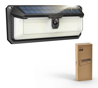 Produktbild von Philips Wandleuchten 10 W, Schwarz, Kunststoff, III, Modern, Garten, Terrasse, Bewegungssensor, Tag-/Nachtsensor
