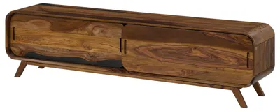 Produktbild von MASSIVMOEBEL24 TV-Board Sheesham 192x40x48 dunkelbraun lackiert MAILAND #229