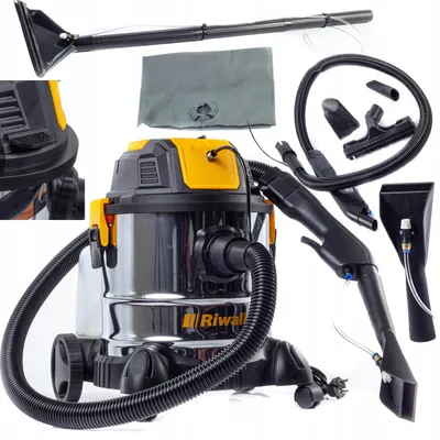 Zdjęcie produktu dla Odkurzacz piorący 4 w 1, 2200 W, do dywanów i tapicerki, pojemność 20 l/5 l, PROF. RIWALL V3