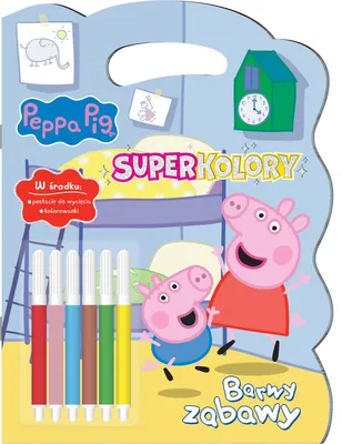 Image de Peppa Pig Superkolory cz.3 Barwy zabawy - Kolorowanka z flamastrami