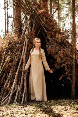 Produktbild von Unterkleid Hanffarben "Lina" L