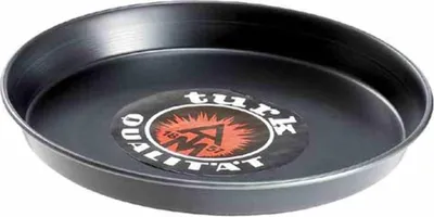 Produktbild von turk 671-26 Pizzaform Blaublech Ø 26 cm, schwarz (1 Stück)