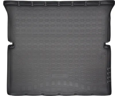 Image de Tapis De Coffre en Caoutchouc TPE Pour BMW X7 G07 Depuis 2018, Bord Haut, Noir, Antidérapant, Toutes Saisons