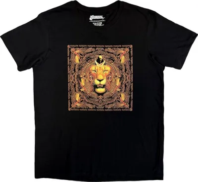 Image de Santana - T-shirt "Lionhead" pour homme/femme unie RO15363 (L) (Noir)