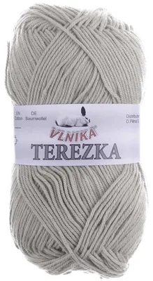 Strickgarn TEREZKA 100% Baumwolle, grau